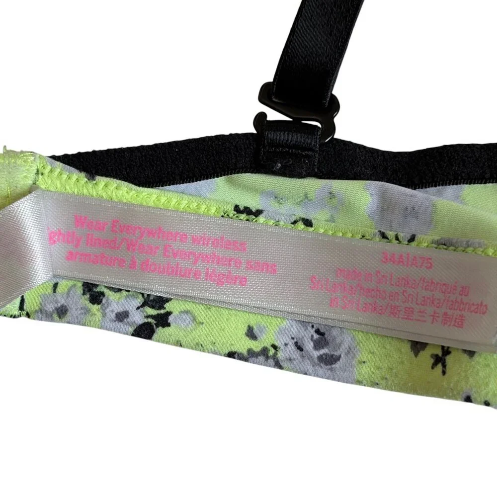 Pink by Victoria's Secret Wear Everywhere Wireless Lightly Lined Bra - 34A